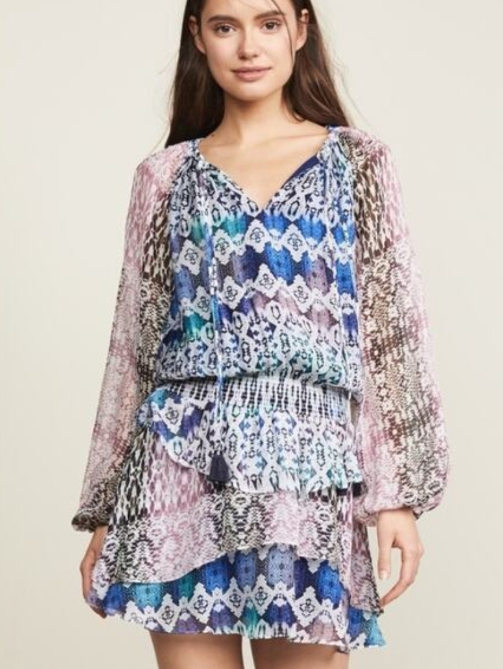 Ramy Brook Women's XS Kayden 100% Silk Mini Dress